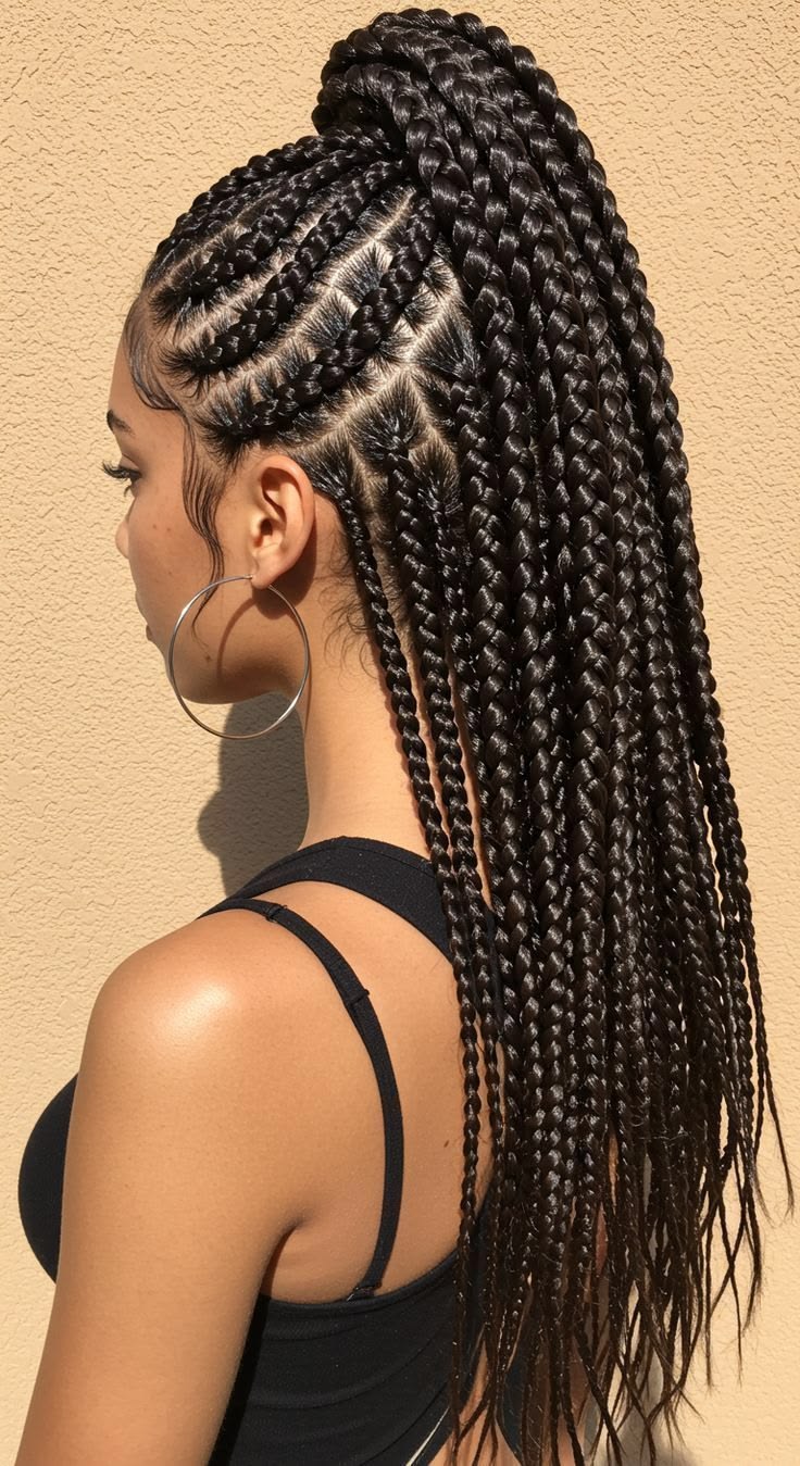 Feed-in Cornrows — The Loc House