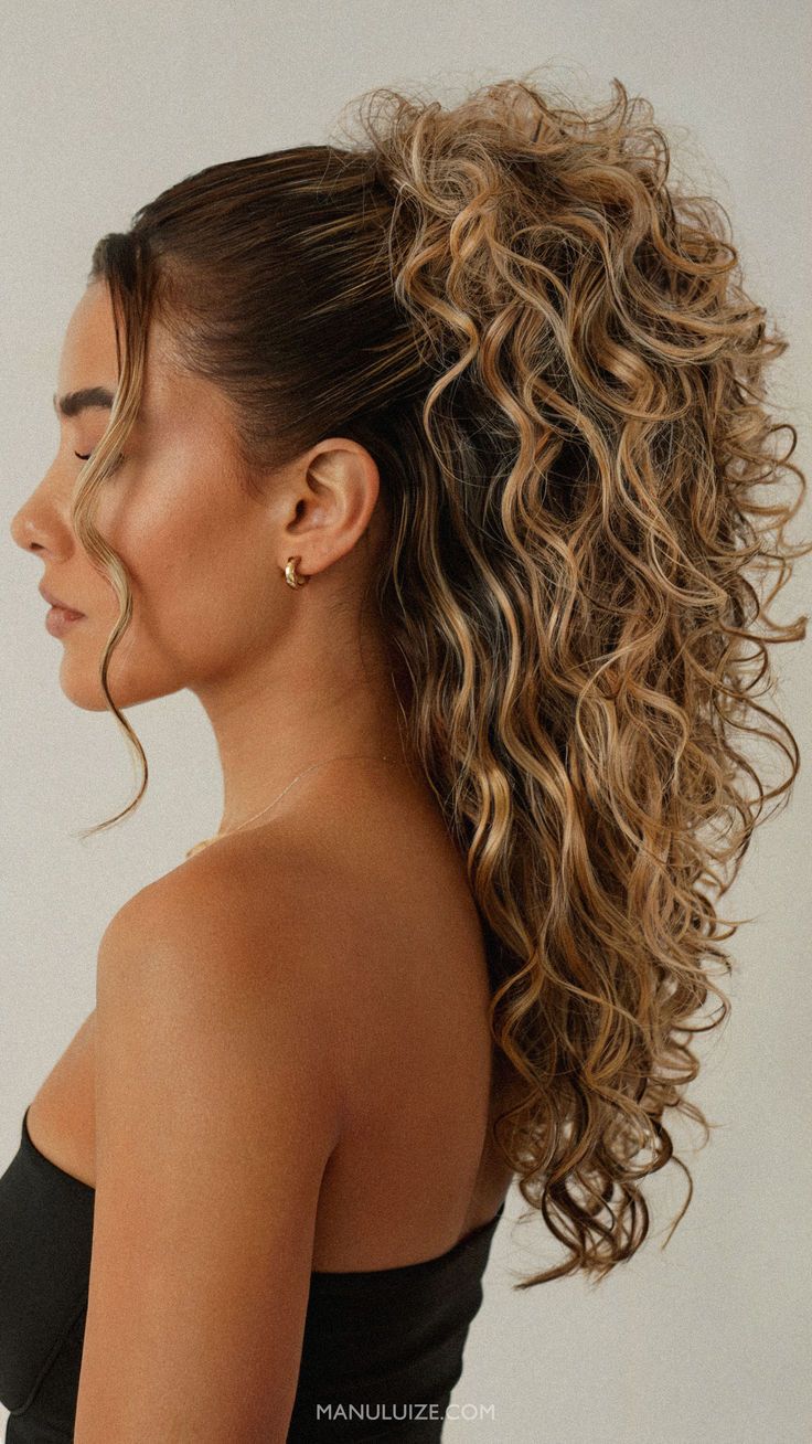 Peinado de Rizos — Hair Temple
